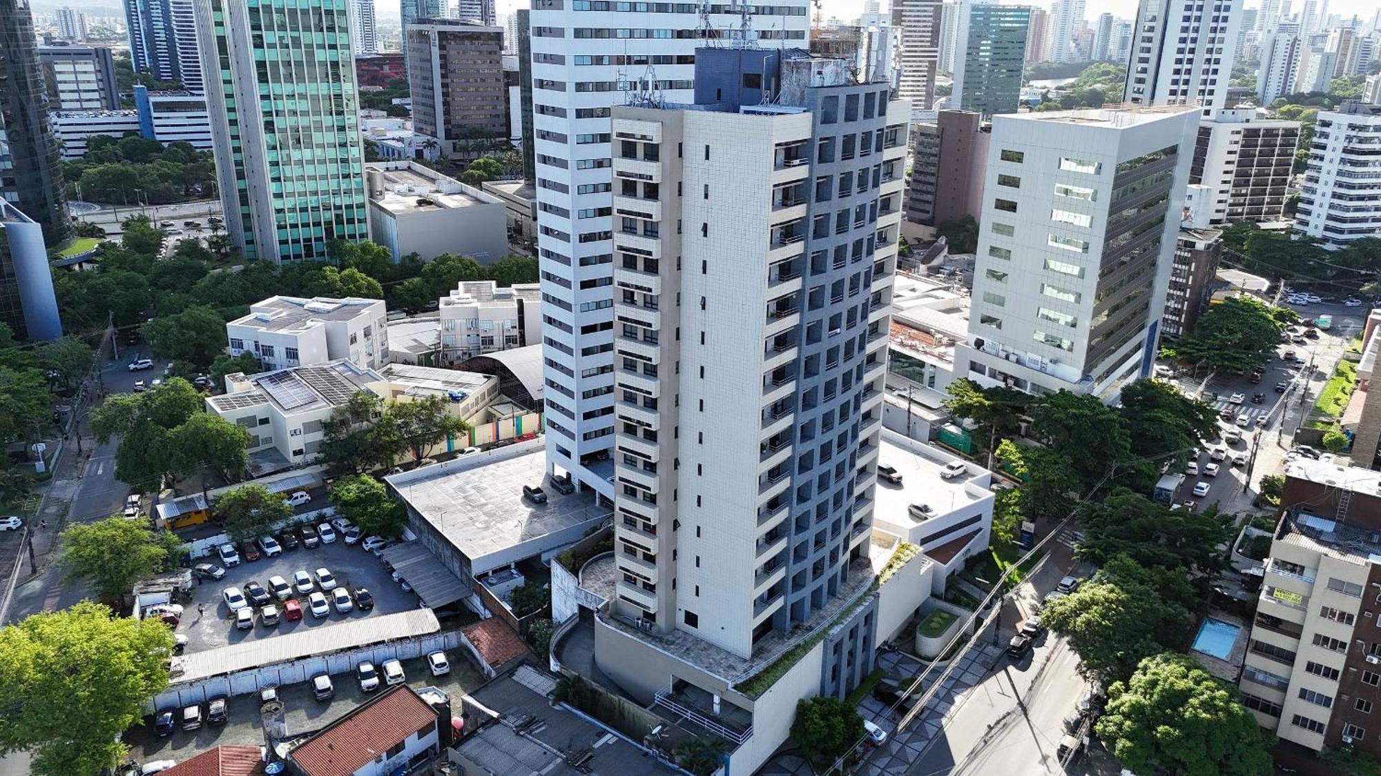 Flat No Condominio Metropolis - Ilha Do Leite Recife Exteriör bild