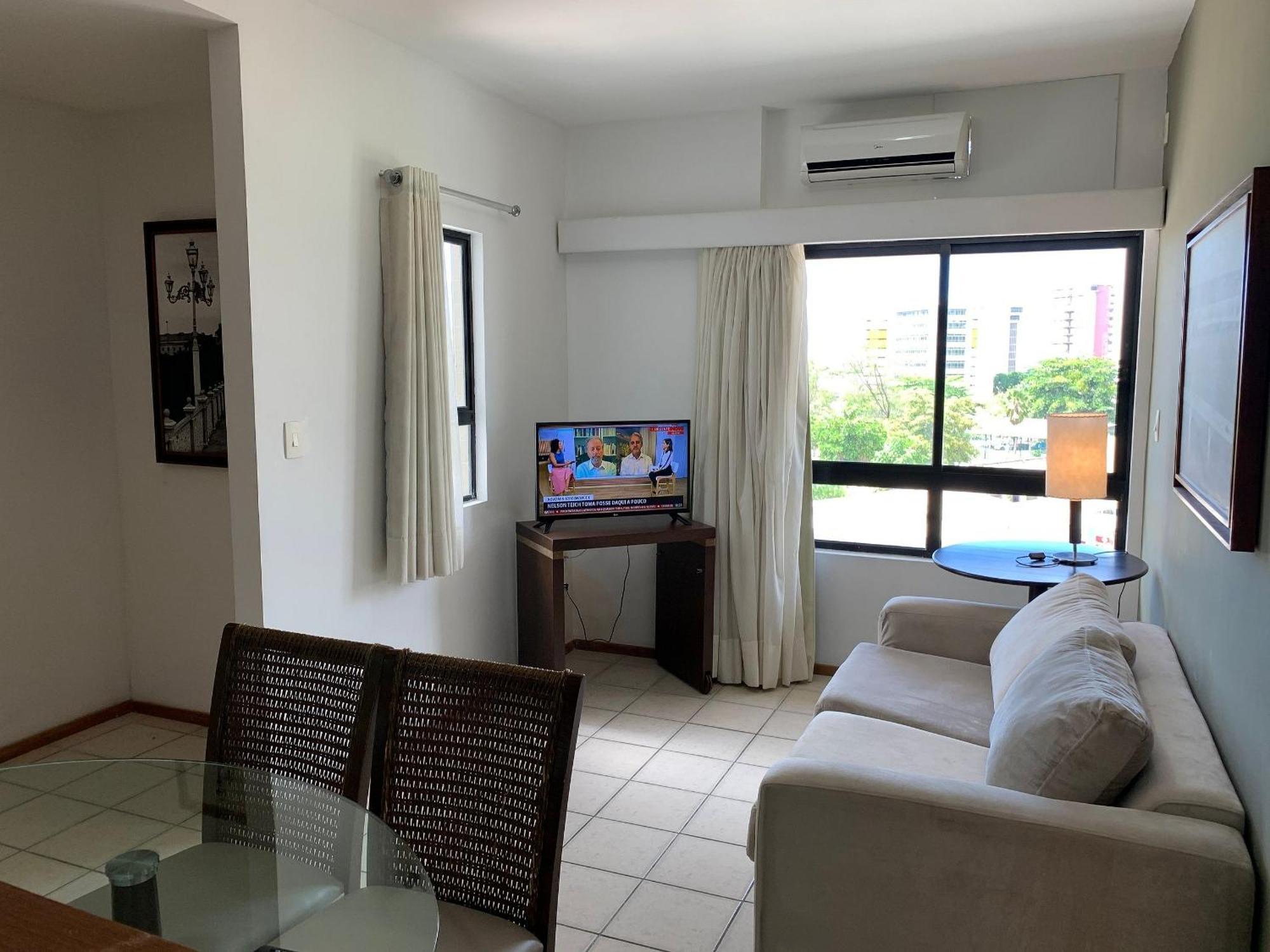 Flat No Condominio Metropolis - Ilha Do Leite Recife Exteriör bild