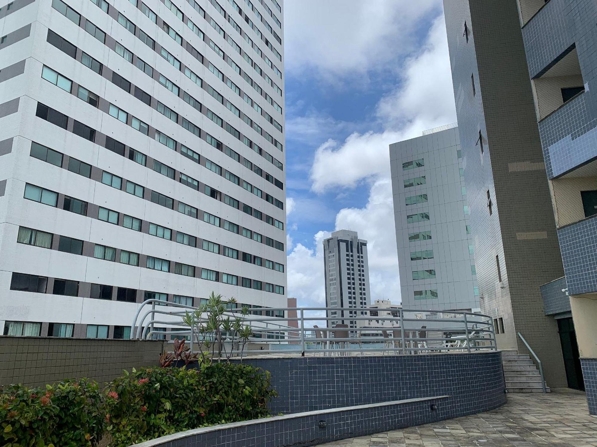 Flat No Condominio Metropolis - Ilha Do Leite Recife Exteriör bild